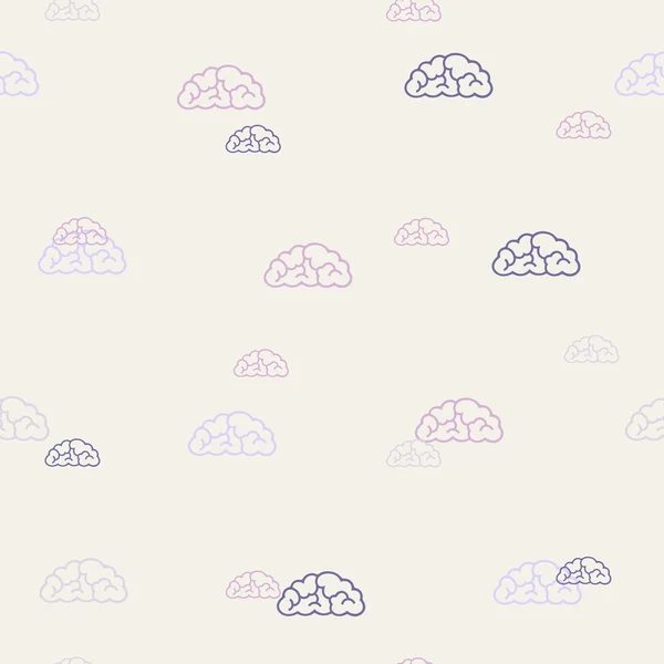 Varratmentes háttérben: felhő — Stock Vector