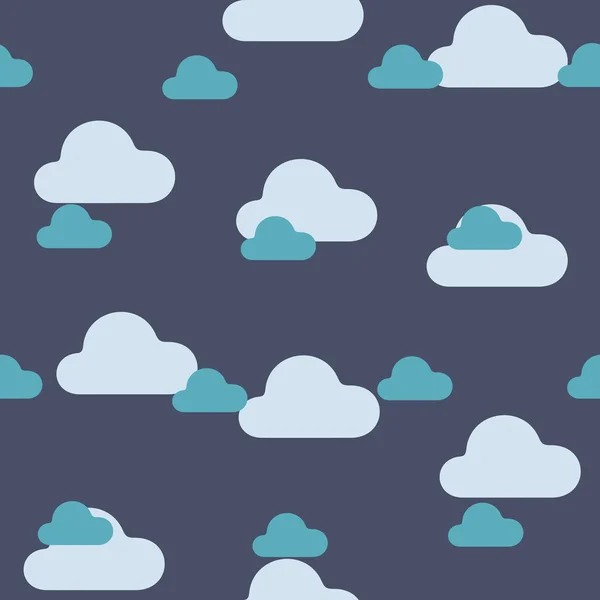 Seamless background: cloud — Stock Vector