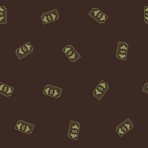 Бесшовный фон: деньги — стоковый вектор