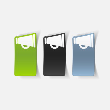 gerçekçi tasarım öğesi: megafon