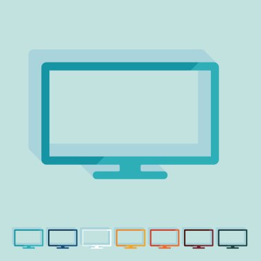 düz tasarım: monitör