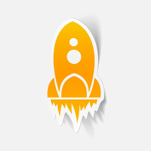 Illustration rocket — Stock Vector
