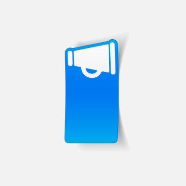 gerçekçi tasarım öğesi: megafon