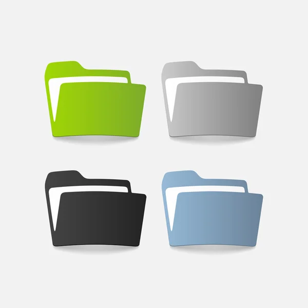Design element: folder — Stock Vector