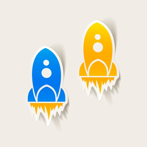 Illustration rocket — Stock Vector