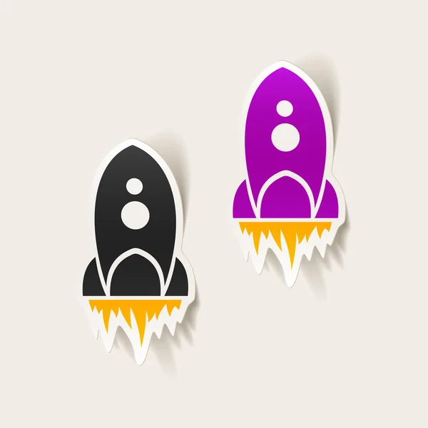 Illustration rocket — Stock Vector