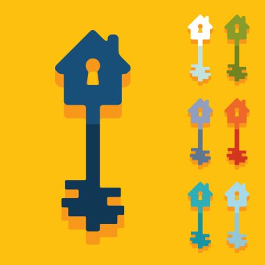 düz tasarım: anahtar