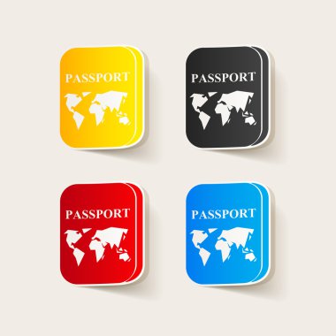 gerçekçi tasarım öğesi: pasaport