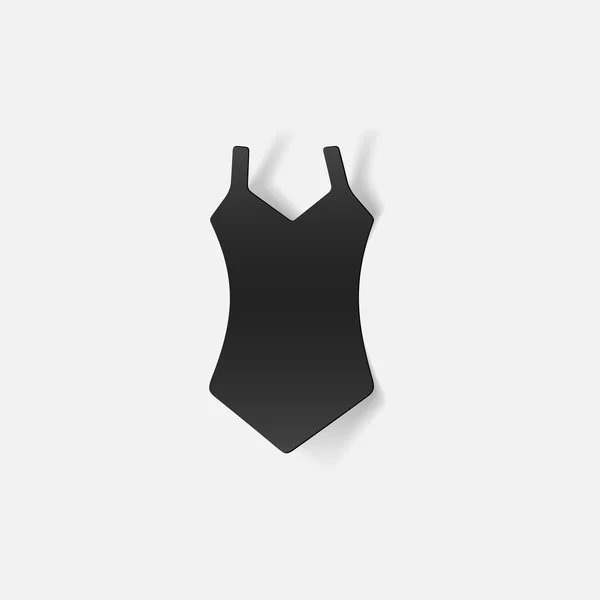 Realistic design element: swimsuit — Stock Vector