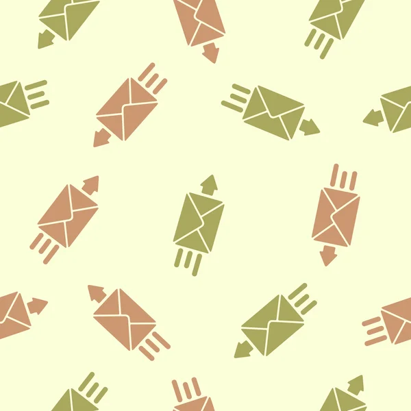 Seamless background: envelope — Stock Vector