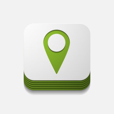 kare düğme: işaretçi