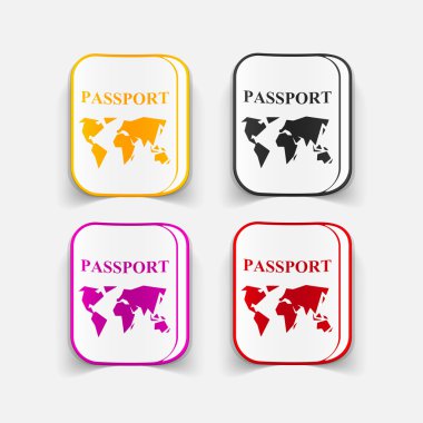 gerçekçi tasarım öğesi: pasaport
