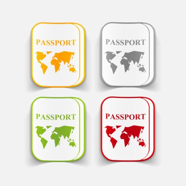 gerçekçi tasarım öğesi: pasaport