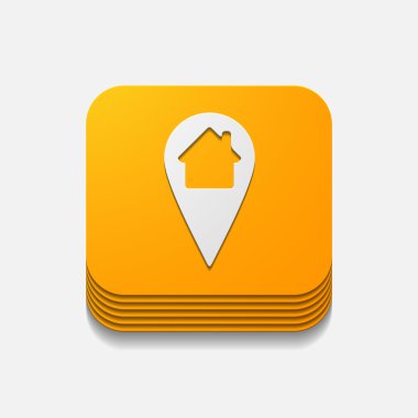 kare düğme: işaretçi