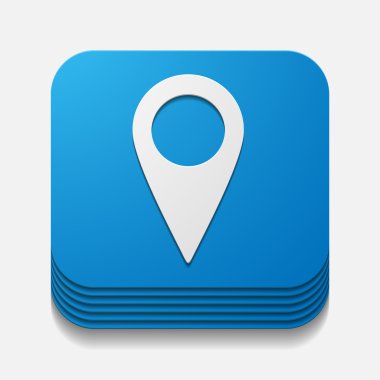 kare düğme: işaretçi