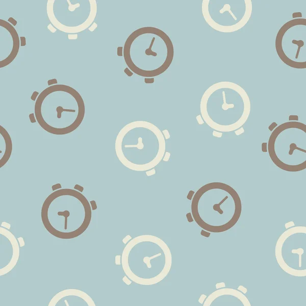 Fondo sin costuras: reloj — Vector de stock