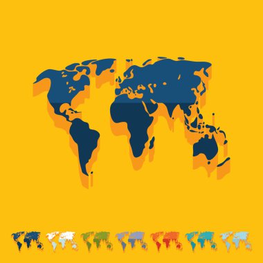 düz tasarım: harita