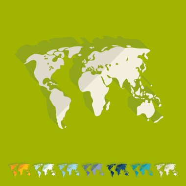 düz tasarım: harita