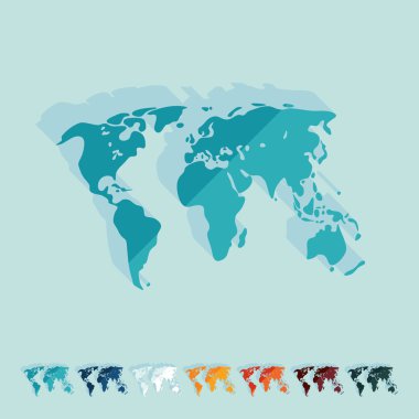 düz tasarım: harita