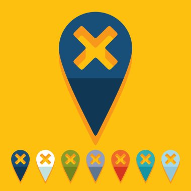 düz tasarım: işaretçi