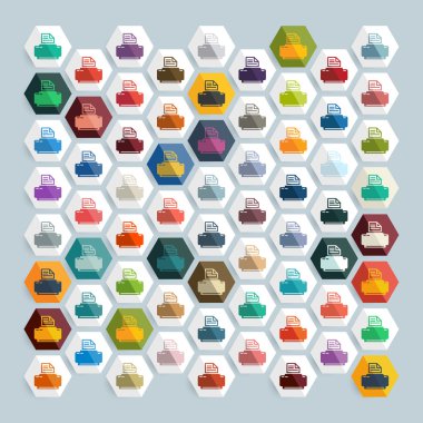 düz tasarım: daktilo