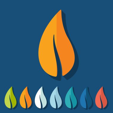 Płaska konstrukcja: liść