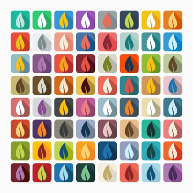 Płaska konstrukcja: liść