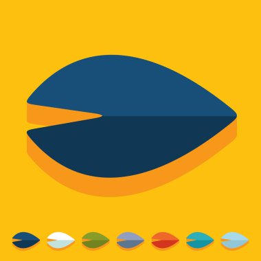 Płaska konstrukcja: liść