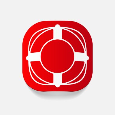 gerçekçi tasarım öğesi: lifebuoy