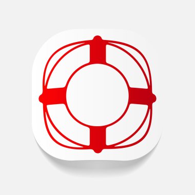 gerçekçi tasarım öğesi: lifebuoy