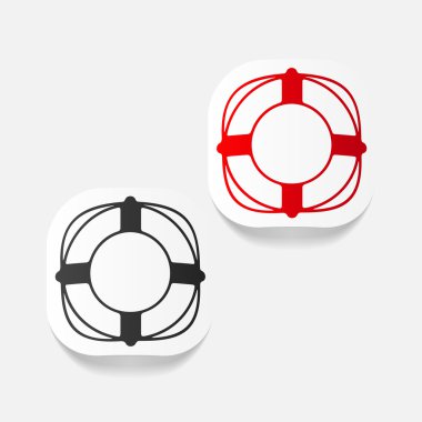 gerçekçi tasarım öğesi: lifebuoy