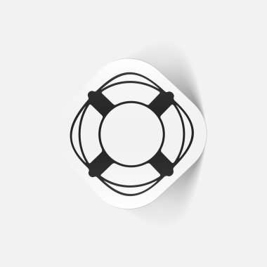 gerçekçi tasarım öğesi: lifebuoy