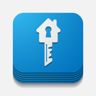 kare düğme: anahtar