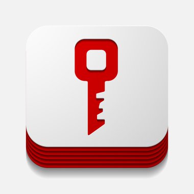 kare düğme: anahtar