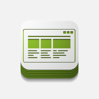 kare düğme: arabirimi