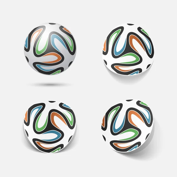 Fotboll Fotboll — Stock vektor