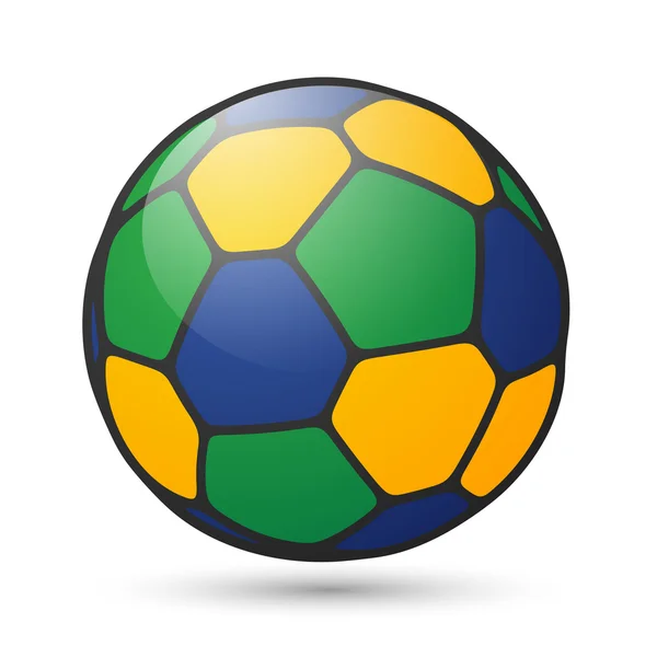 Soccer football ball — Stock Vector