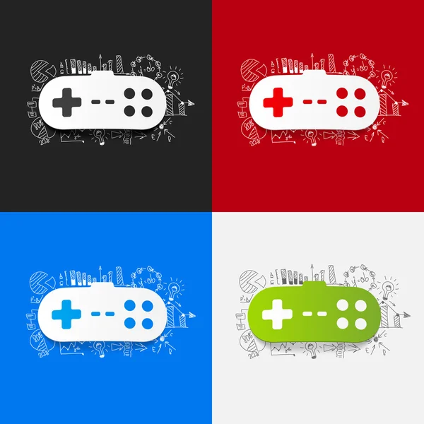 Manette de jeu — Image vectorielle