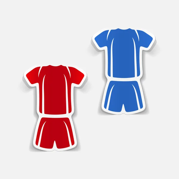 Ropa de fútbol — Archivo Imágenes Vectoriales