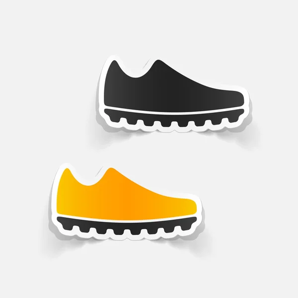 Realistic design element: sneakers — Stock Vector