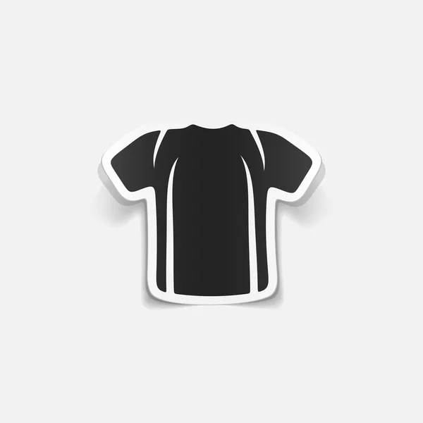 Élément de design réaliste : chemise — Image vectorielle