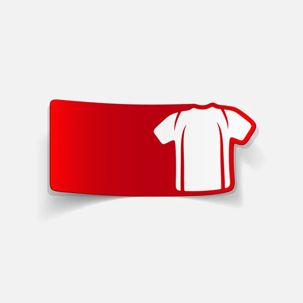 Elemento de diseño realista: camisa — Vector de stock