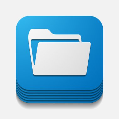 kare düğmesi: klasörü