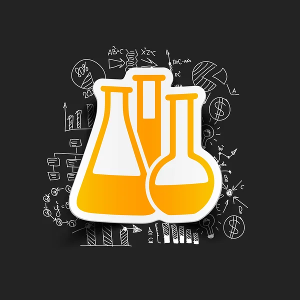 Fórmulas de negócios de desenho: tubo — Vetor de Stock