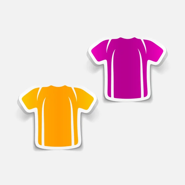 Elemento de diseño realista: camisa — Vector de stock