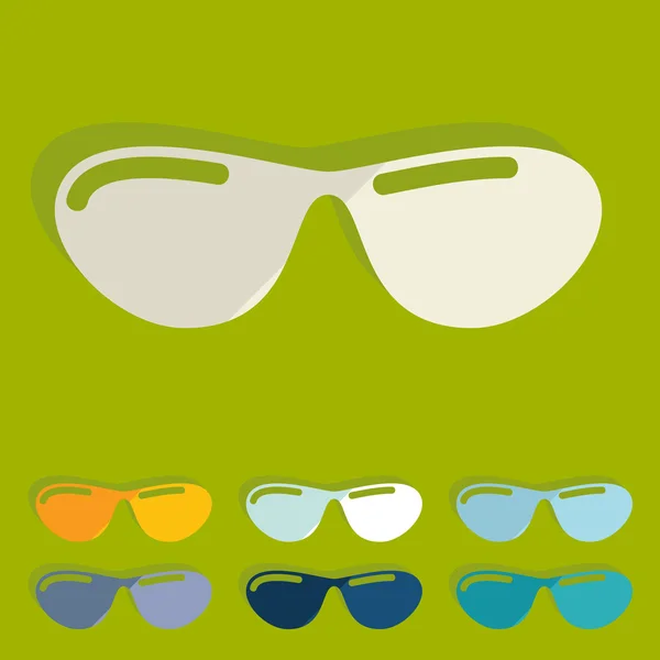 Flat design: sunglasses — Stock Vector