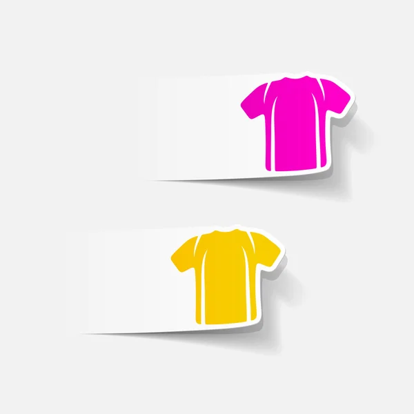 Adhesivo camisa — Vector de stock