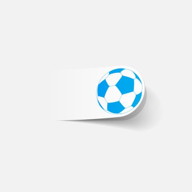 Futbol topu sticker