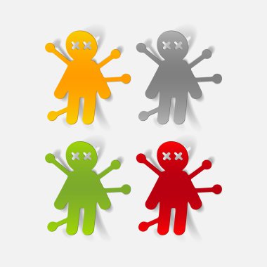 Vudu bebeği çıkartmaları