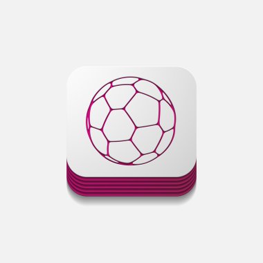 Futbol topu düğmesini